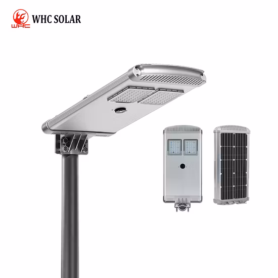 Wholesale Best Price 100W 150W 200W 250W Outdoor Deck Energy Powered Panel Flood Motion Sensor Road Outdoor Garden Wall LED All in One Solar Street Light